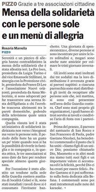20140111 Mensa della solidarietà con le persone sole e un menu di allegria
http://pagnottablog.blogspot.com/2014/01/20140111-mensa-della-solidarieta-con-le.html?spref=fb