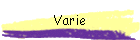 Varie
